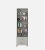 Casada Dressing Table With Hidden Mirror Storage In Pumic Grey Finish Casada Dressing Table With Hidden Mirror Storage In Pumic Grey Finish