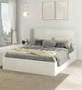 Casada King Size Bed With Full Hydraulic Storage In Pumic Grey Finish