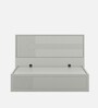 Casada King Size Bed With Full Hydraulic Storage In Pumic Grey Finish