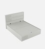 Casada Queen Size Bed With Full Hydraulic Storage In Pumic Grey Finish