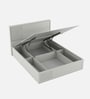 Casada Queen Size Bed With Full Hydraulic Storage In Pumic Grey Finish