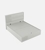 Casada Queen Size Bed With Full Hydraulic Storage In Pumic Grey Finish