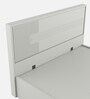 Casada Queen Size Bed With Full Hydraulic Storage In Pumic Grey Finish
