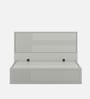 Casada Queen Size Bed With Full Hydraulic Storage In Pumic Grey Finish