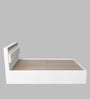 Casada Queen Size Bed In White Colour With Box Storage