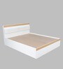 Casada Queen Size Bed In White Colour With Box Storage