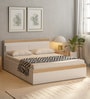 Casada Queen Size Bed In White Colour With Box Storage