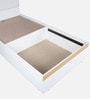 Casada Single Bed In White Finish With Box Storage