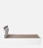 Casada Single Bed In White Finish With Box Storage