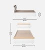 Casada Single Bed In White Finish With Box Storage