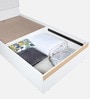 Casada Single Bed In White Finish With Box Storage