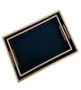 CasaGold Black Leather Tray