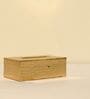 CasaGold Combo Leather Tray with Tissue Box-Rose Gold