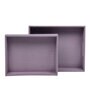 CasaGold Lavender Leather Tray