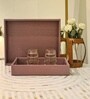 CasaGold Lavender Leather Tray