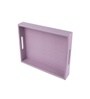 CasaGold Lavender Leather Tray