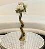 CasaGold Premium Gold Coral Reef Antique Metal Flower VASE