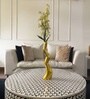 CasaGold Premium Gold Coral Reef Antique Metal Flower VASE