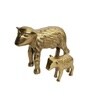 CasaGold Premium Lamb Golden Metal Figurine