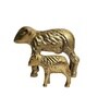 CasaGold Premium Lamb Golden Metal Figurine