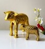 CasaGold Premium Lamb Golden Metal Figurine