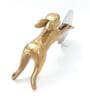 CasaGold Rabbit Gold Antique Stainless Steel Pizza,Sandwich & Pastry Cutter