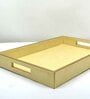 CASAGOLD SET OF 2 LEATHER TRAY WITH TISSUE HOLDER SET