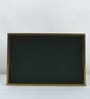 CASAGOLD SET OF 2 LEATHER TRAY WITH TISSUE HOLDER SET