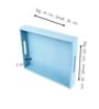 CasaGold Sky Blue Leather Tray