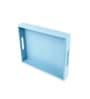 CasaGold Sky Blue Leather Tray