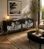  Tulip  Bone Inlay Media Unit And Entertainment Console Unit