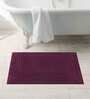 Casanova Bath Mat 50 x W 80 cm in Burgundy Color
