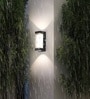 Cascade Sand Black Outdoor Wall Sconce LED Up Down Light