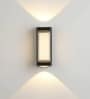 Cascade Sand Black Outdoor Wall Sconce LED Up Down Light