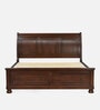 Cascade King Size Bed In Brown & Black Finish With Drawer Storage