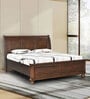 Cascade King Size Bed In Brown & Black Finish With Drawer Storage