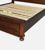 Cascade King Size Bed In Brown & Black Finish With Drawer Storage