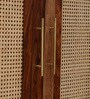 Caserta Sheesham Wood Bar Cabinet In Rustic Teak Finish