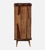 Caserta Sheesham Wood Bar Cabinet In Rustic Teak Finish