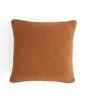 Cashew Rust 100% Combed Cotton Bubble16X16 Inches Knitted Cushion Cover