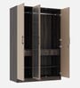 Cashmere 3 Door Wardrobe In Wyoming Maple & Frappe Finish with Mirror