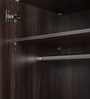 Cashmere 4 Door Wardrobe in Dark Brown Finish