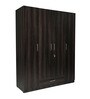 Cashmere 4 Door Wardrobe in Dark Brown Finish