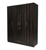 Cashmere 4 Door Wardrobe in Dark Brown Finish