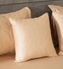 Cashmere Beige 300TC 100% Cotton Solid & Quilted Double Bedding Set