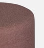 Cashmere Boucle Pouffe In Pink Colour