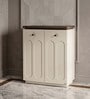 Caspain Shoe Rack 2 Door In Beige Finish