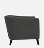 Casper Fabric 1 Seater Sofa in Charcoal Grey Colour