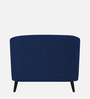 Casper Fabric 1 Seater Sofa in Royal Blue Colour