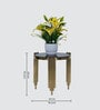 Casper Black & Gold Glass Top Nesting Coffee Table (Set Of 3)
